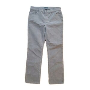 LRL Lauren Jeans Co Petite Corduroy Pants 6p Gray